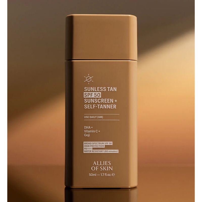 Allies of Skin Sunless Tan SPF 50 Sunscreen + Self-Tanner