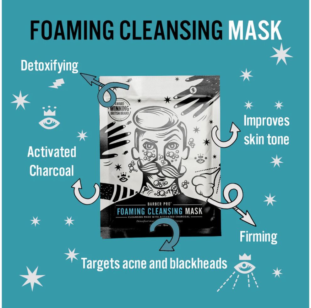 Barber Pro Foaming Cleansing Mask