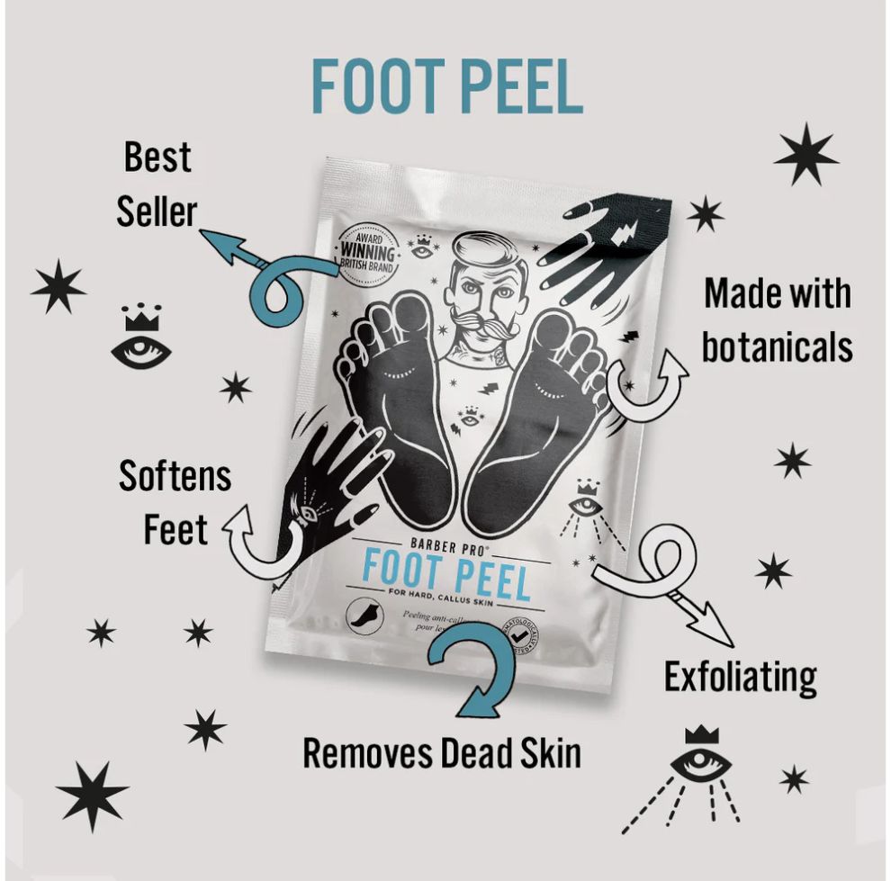 Barber Pro Foot Peel for Men