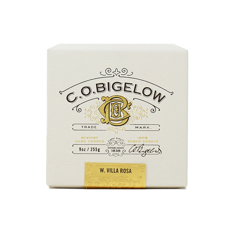 C.O. Bigelow W. Villa Rosa Candle