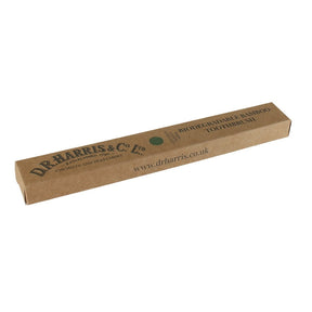 D R Harris Biodegradable Bamboo Toothbrush - Light Green Bristles