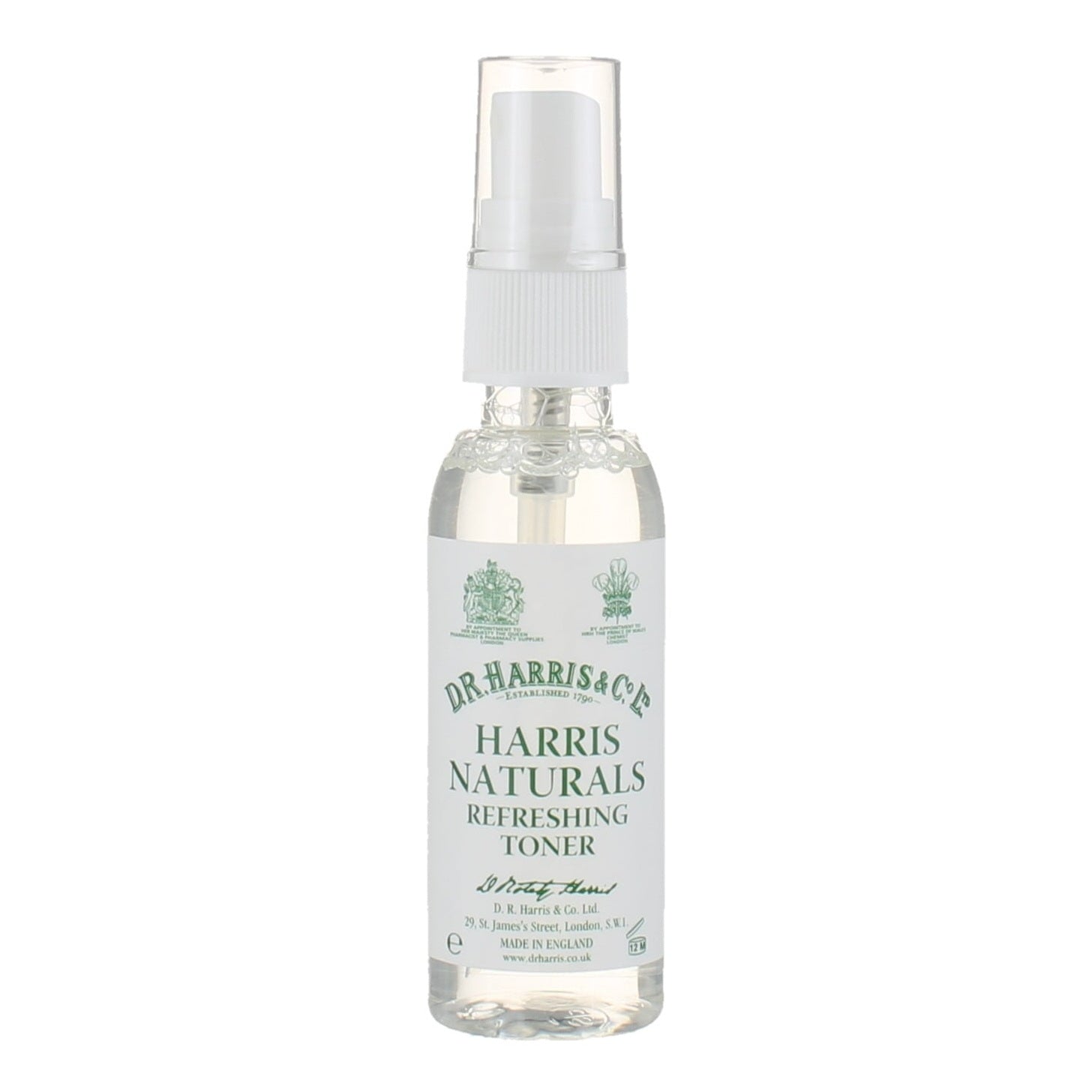 D R Harris Refreshing Toner 50ml Spray