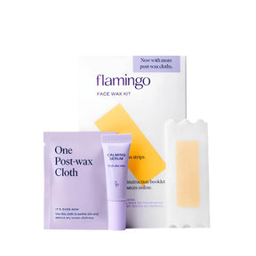 Flamingo Face Wax Strips