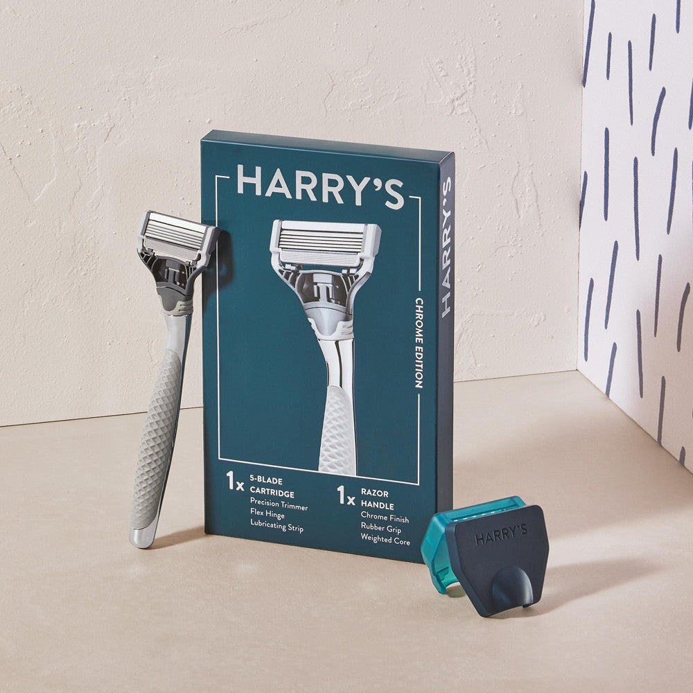 Harrys Men's Chrome Edition Razor and Blade