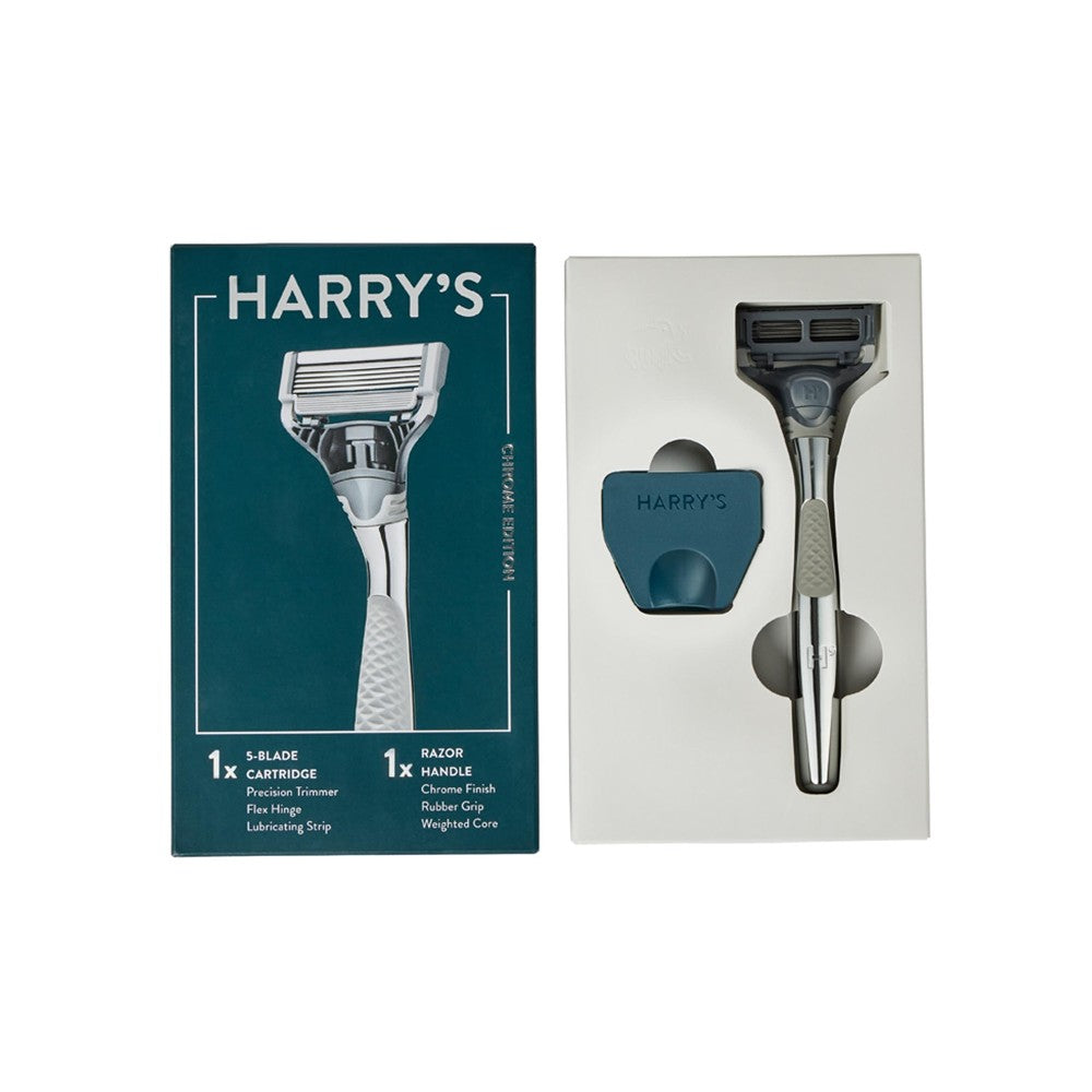 Harrys Men's Chrome Edition Razor and Blade