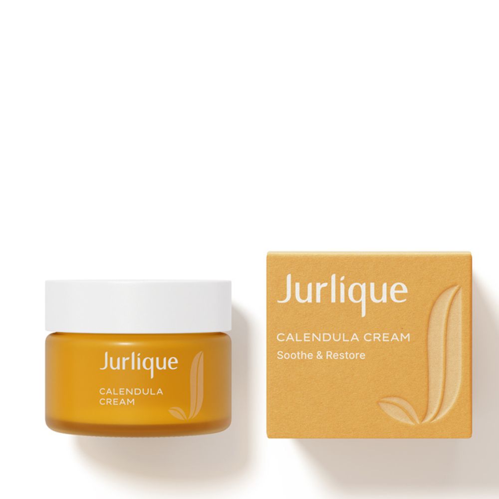 Jurlique Calendula Cream jar and packaging on a white background