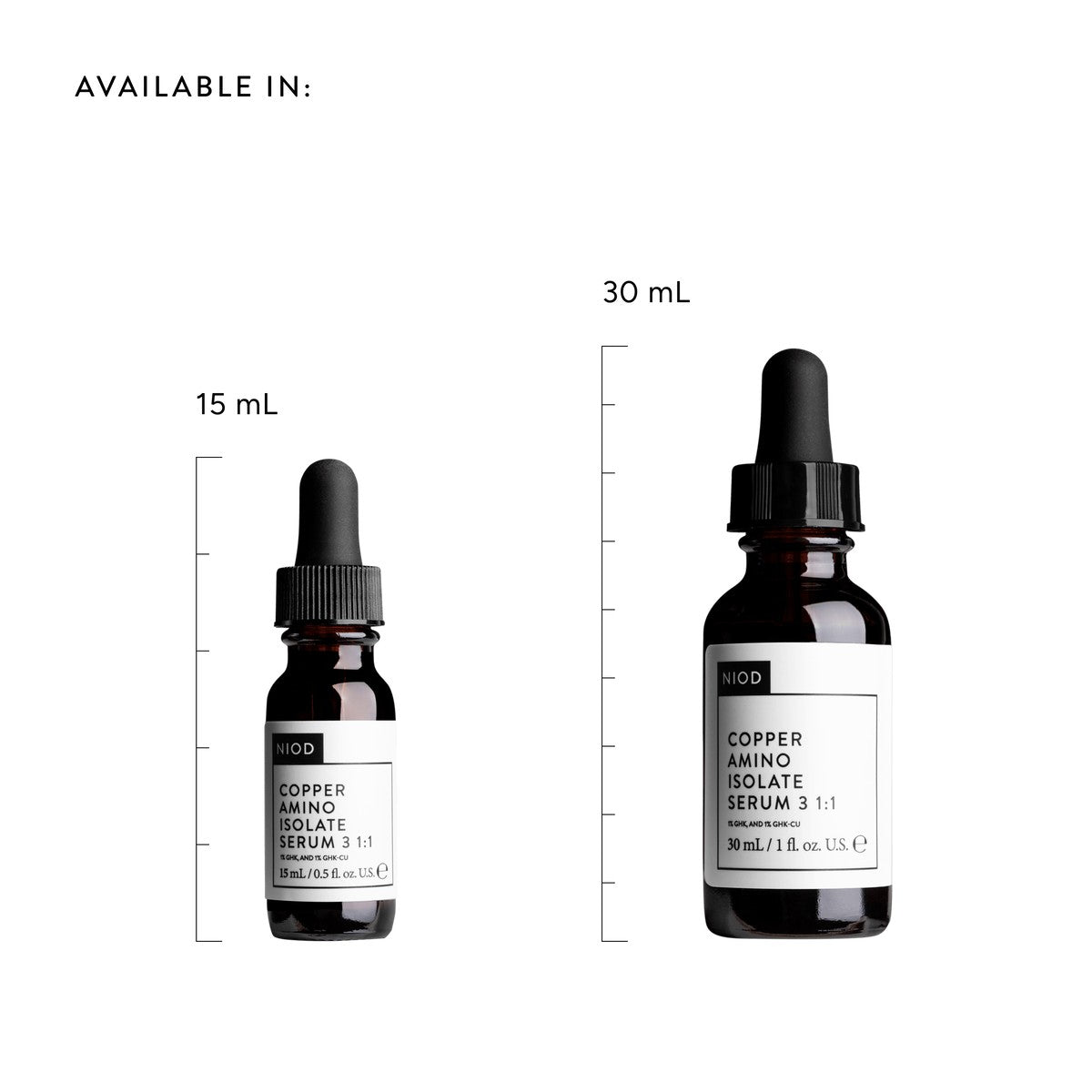 NIOD Copper Amino Isolate Serum - CAIS 3 1:1