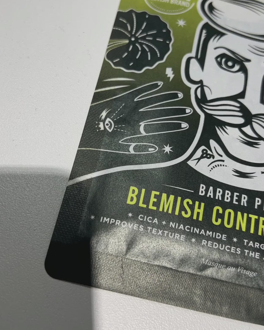 Barber Pro Blemish Control Face Sheet Mask