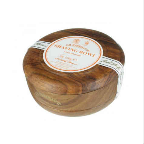 D R Harris Sandalwood Wooden Shave Bowl - Mahogany (100g)